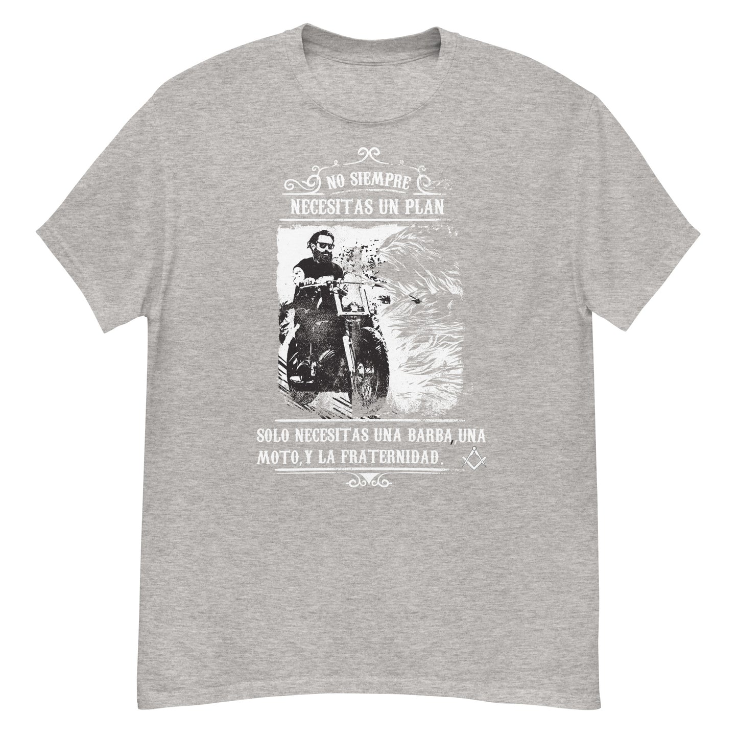 Men's classic tee Masonic Biker Spain