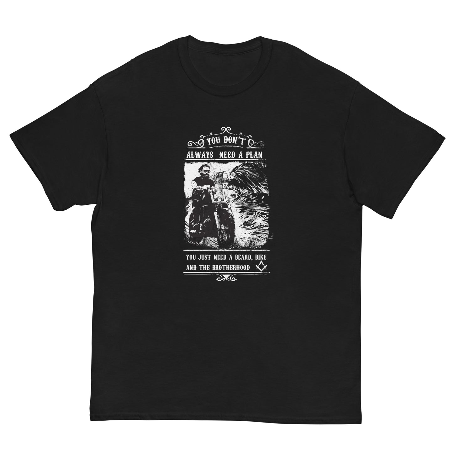 Men's classic tee Masonic Biker UK