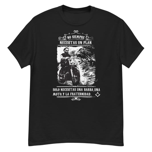 Men's classic tee Masonic Biker Spain